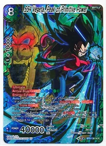 Dragon Ball Super 1st Edition SS4 Vegeta, Peak of Primitive Power BT8-136 SCR NM - Bild 1 von 4
