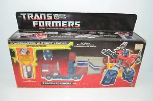 Transformers G1 Powermaster Optimus Prime vintage con scatola Hasbro 1988 completo - Foto 1 di 9