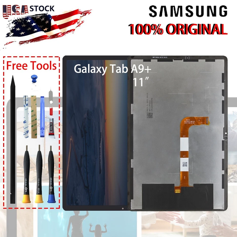 Digitalizador de pantalla táctil con pantalla LCD de fabricante de equipos originales para Samsung Galaxy Tab A9+ X218U X216N EE. UU. Foto 1 de 4