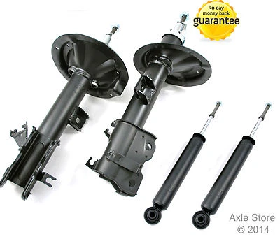 4 amortecedores dianteiros traseiros ajuste 2004-2009 Chevrolet Aveo, 2004-2008 Pontiac Wave - Imagem 1 de 4