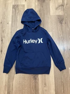 Hurley Navy Blue Hoodie Size Small Sweatshirt - Picture 1 of 4