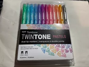 Tombow TWINTONE  Dual Tip Markers Pastels - Picture 1 of 2