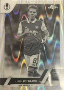 2023 Topps Chrome Martin Odegaard Black & White RayWave #88 - Picture 1 of 2