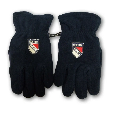 New York Rangers NHL Reebok Navy Blue Adult Gloves Size L/XL Cover