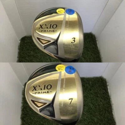 Dunlop XXIO PRIME Fairway Wood 3W&7W RH SP700 Grafite Flex-R Japão Usado - Imagem 1 de 4