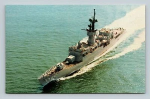 Fregata U.S.S Truett FF-1095 lanciata 3 febbraio 1973 ritirata 1994 cartolina - Foto 1 di 2