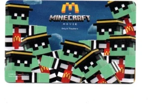 McDonald's Minecraft Movie Gift Card No $ Value Collectible - Picture 1 of 1