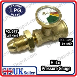 POL x POL HiLo EXTENSION adapter with pressure gauge - Picture 1 of 2