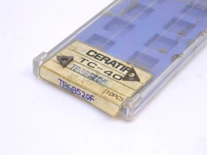 NUOVO SURPLUS 6 PEZZI. CERATIP TBGB 520F GRADO: INSERTI IN CARBURO TC40 - Foto 1 di 1
