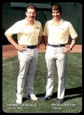 1989 Mother's Cookies Seattle Mariners Checklist Card (Henry Genzale/Rick