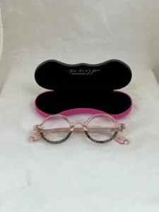 Theo Mille+88 Eyeglasses Pink Transparent 43-26-145 Brand New - Picture 1 of 5