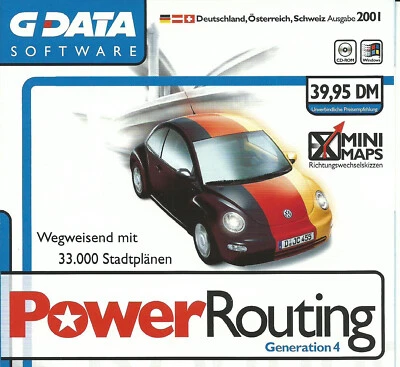 Navigation GData Power Routing 33.00 Stadtpläne Hotels, Restaurants, Reise-TIPPS - Bild 1 von 2