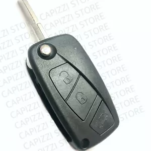 GUSCIO COVER CHIAVE 3 Tasti COMPATIBILE TELECOMANDO PER LANCIA YPSILON + LOGO - Foto 1 di 6