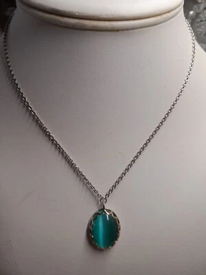 Ti Sento Milano 925 Sterling Silver Turquoise Moon stone Pendant Necklace - Image 1 of 4