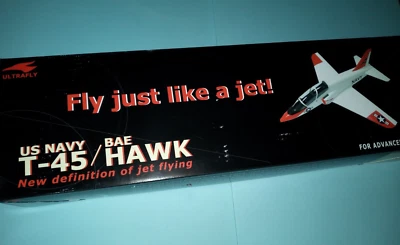 T-45 GOSH HAWK JET TYPE RC PLANE WITH MOTOR PARK FLYER PROP DRIVE - Image 1 of 4