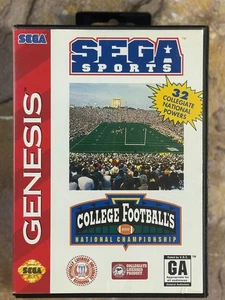College Football's National Championship - Sega Genesis - CIB **SEE DESC** - Picture 1 of 15