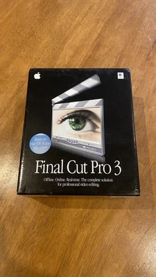 Final cut pro 3 for Mac/Apple User manuals original box - image 1 of 2