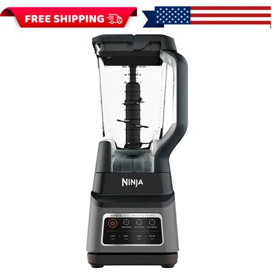 Ninja - Licuadora profesional con tecnología Auto-iQ y jarra XL 72 oz, gris Foto 1 de 4