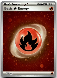 Fire HD Energy Reverse Cosmos Holo Swirl 151 MEWen Pokemon Card NM - Picture 1 of 2