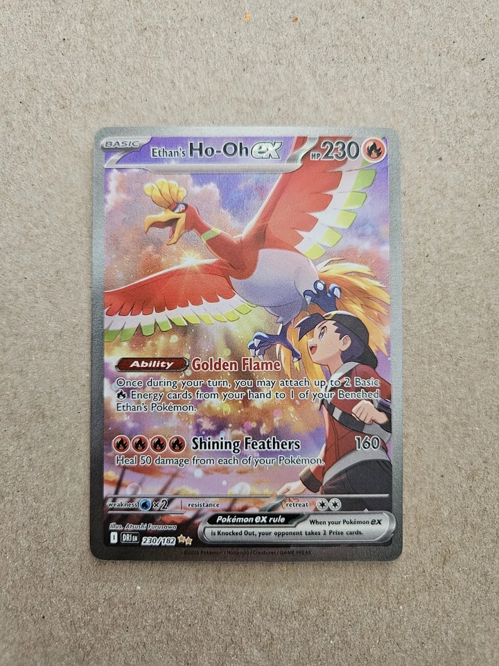 Ethan's Ho-Oh ex 230/182 Sv10: Destined Rivals Holo Foto 1 de 4