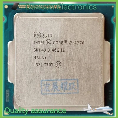 Intel I7-4770 Core SR149 3.40GHz Quad-Core LGA 1150/Socket H2 CPU Processor - Image 1 of 4