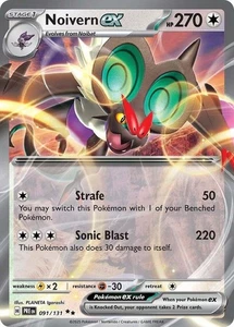 Pokemon Prismatic Evolutions Noivern ex 091/131 Double Rare Holo Card - Picture 1 of 1