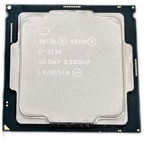 Intel Xeon E-2134 SR3WP 3.5GHz Quad Core FCLGA1151 CPU - Picture 1 of 6