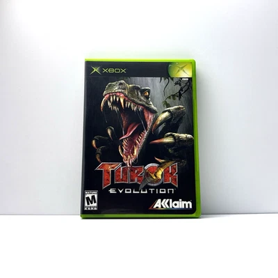 Turok: Evolution Microsoft Original Xbox CIB Refurbished & Tested Free Shipping - Image 1 of 4