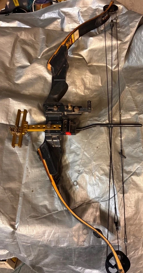 Arco compuesto Golden Eagle de colección halcón dibujar peso 50-70 lb restrung Foto 1 de 4