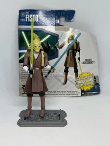 Star Wars Figure Jedi Kit Fisto Clone Wars Collezione 23 2010 CW CW23 - Foto 1 di 3