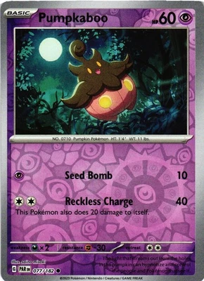Pumpkaboo Reverse Holo 077/182 SV04: Paradox Rift NM - Image 1 of 2