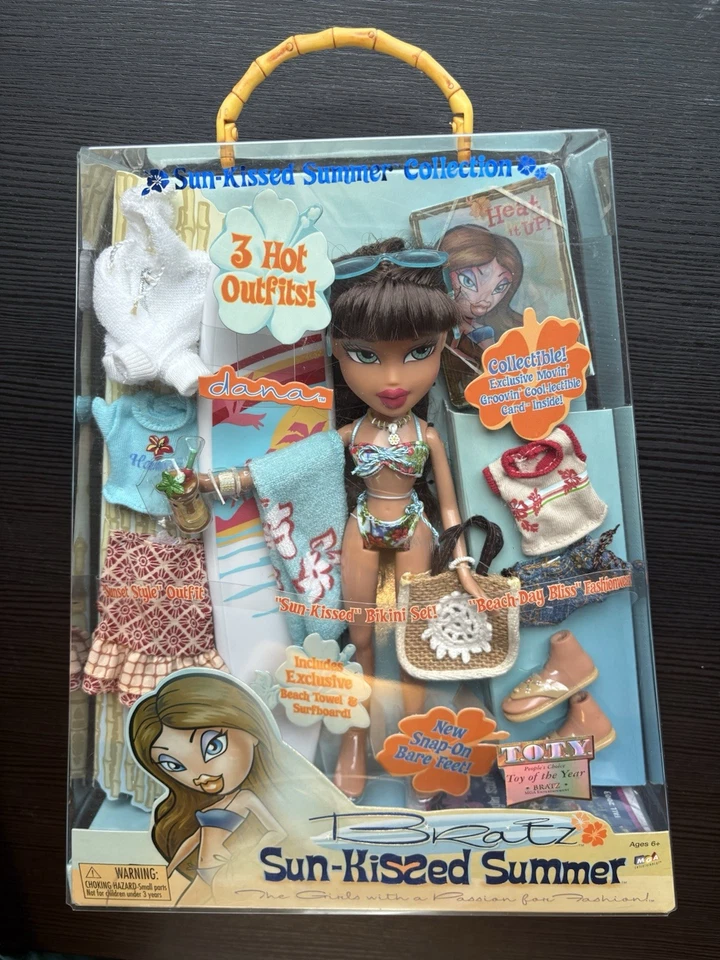 Кукла Дана 2004 MGA Bratz Sun Kissed Summer Collection РЕДКАЯ! Трудно найти! Никогда не доставался из коробки! Как новый! WOW - Изображение 1 из 4