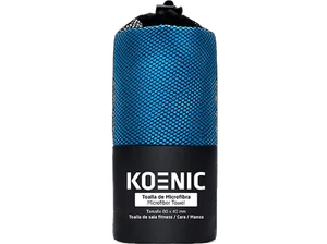 Toalla - Koenic Microfibra, 80x40cm, Poliéster y nylon, Súper absorción, Azul - Imagen 1 de 2