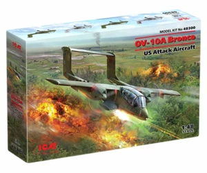 OV-10А Bronco US Attack Aircraft. Plastic Model kit Scale kit 1/48 ICM 48300 - Picture 1 of 24