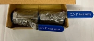 1" BUCHSE NPT 1 STÜCK MANUELLER KUGELHAHN 316 SS 1.000 PSIG (2er Pack) - Bild 1 von 3