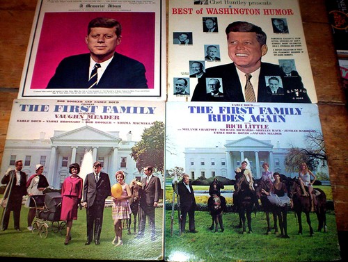 JOHN KENNEDY ( 4 ) LP lot MEMORIAL washington humor FIRST FAMILY rides ...