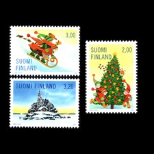 Finland 1998 - Christmas stamps - Sc 1095/7 MNH