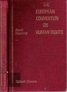 Frede Castberg / EUROPEAN CONVENTION ON HUMAN RIGHTS 1974 Human Rights - Imagen 1 de 1