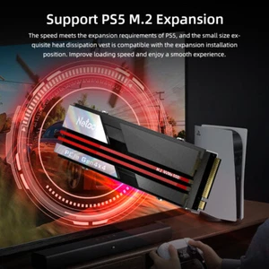 Netac 1TB Internal SSD PCle4.0 Gen4 x4 NVMe M.2 2280 Solid State Drive 7000MB/s - Afbeelding 1 van 11
