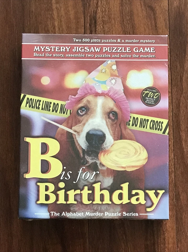 - TDC Games B Is for Birthday Murder Mystery Jigsaw Puzzle 1000 Pcs