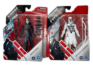 NEW G.I. Joe Snake Eyes - Set of 2 Action Figures - Baroness and Storm Shadow - Picture 1 of 7
