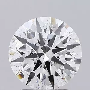 2.10 CT Round Lab Grown Diamond For Engagement Ring-IGI Certified - Picture 1 of 2