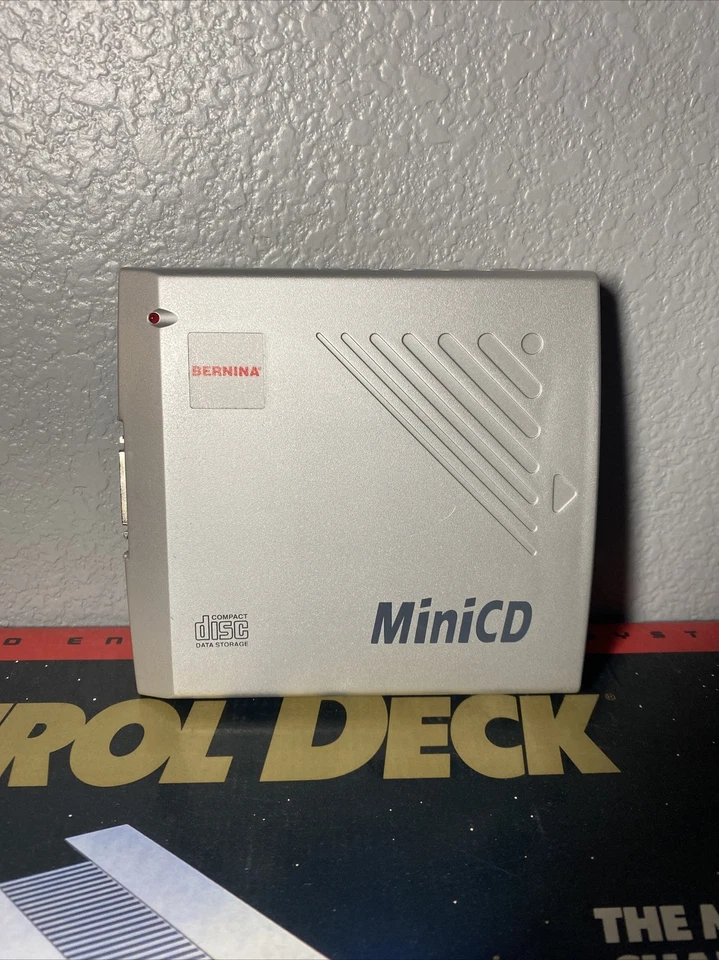 Bernina Mini CD ROM Drive Rare Sewing Machine Computer Untested Clean! 🔥 - Image 1 of 4