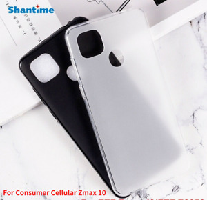 For Consumer Cellular Zmax 10 Phone Case Shockproof Slim Matte Soft TPU Cover