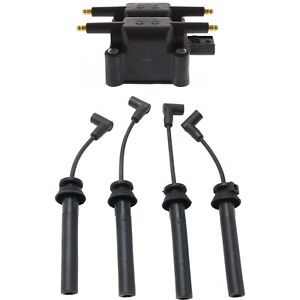 Ignition Coil and Spark Plug Wire For 03-09 Chrysler PT Cruiser 97-05 Dodge Neon
