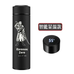 One Piece Zoro Edelstahl Trinkflasche Isolierflasche Temperaturanzeige 500ML - Picture 1 of 3
