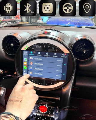 For BMW Mini Cooper Countryman 2011-2016 Paceman Android 13 CarPlay Radio GPS FM - Изображение 1 из 4