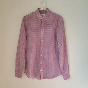 Camisa ajustada a medida Ben Sherman para hombre 34 - 35 cuadros 15 1/2 - 39/40 abotonada - Imagen 1 de 9