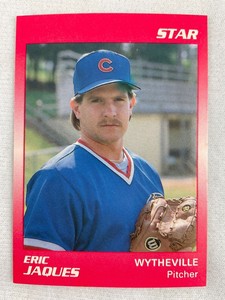 1989 STAR CO. Minor League Baseball Card#164-ERIC JAQUES, Wytheville Cubs