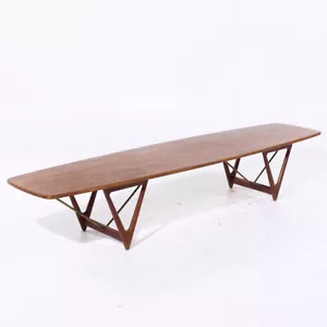 Kurt Østervig for Jason Møbler Mid Century Extra Large Danish Teak Coffee Table - Picture 1 of 10